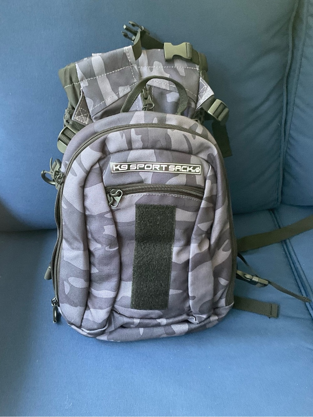 K 9 Sports Sack Black Camo Dog Backpack Small